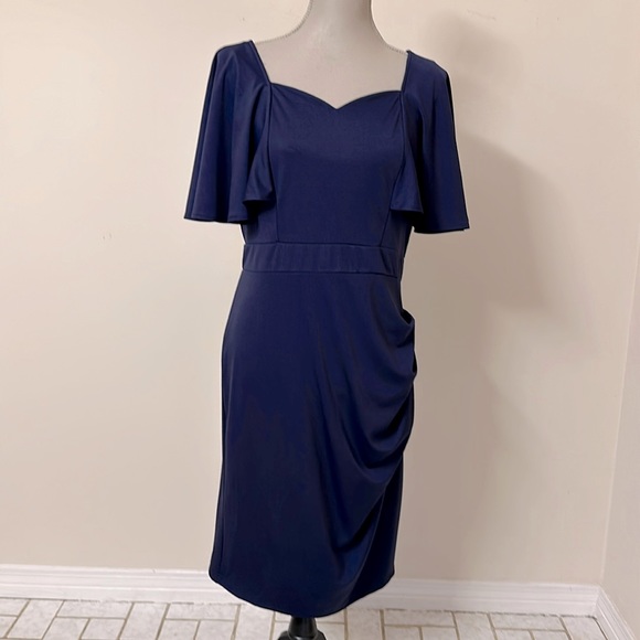 Grace Karin navy stretch dress size L nwt - Picture 1 of 13